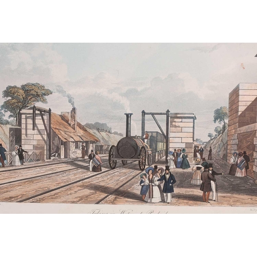 99 - After Thomas Talbot Bury (1811-1877), Twelve views of The Liverpool and Manchester Railway, R. Acker... 