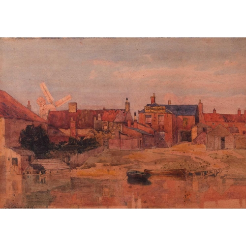 107 - Frederick George Cotman RI. ROI. (British, 1850-1920), 'Beccles - Suffolk' & 'The Commodore Inn Olto... 