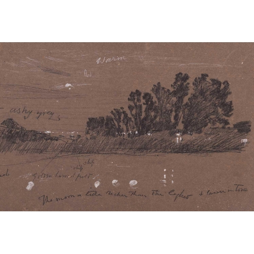 129 - Attributed to Frederick George Cotman (1850 - 1920), a collection of ten preliminary charcoal and ch... 