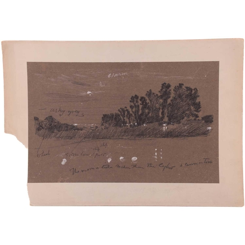 129 - Attributed to Frederick George Cotman (1850 - 1920), a collection of ten preliminary charcoal and ch... 