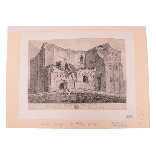 14 - John Sell Cotman (1782 - 1842), a collection of eighteen early 19th century large etchings, comprisi... 