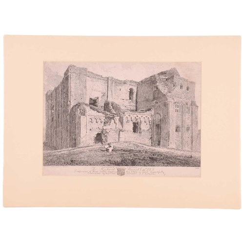 14 - John Sell Cotman (1782 - 1842), a collection of eighteen early 19th century large etchings, comprisi... 