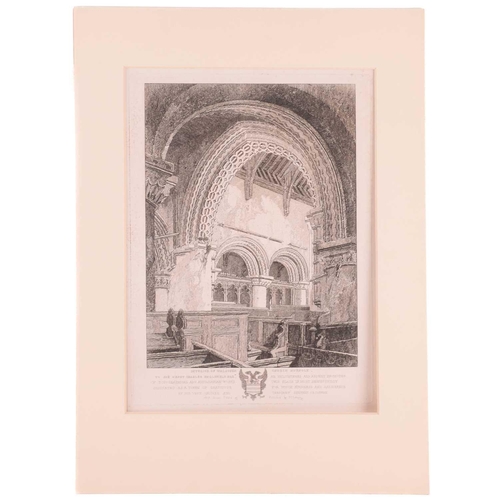 14 - John Sell Cotman (1782 - 1842), a collection of eighteen early 19th century large etchings, comprisi... 