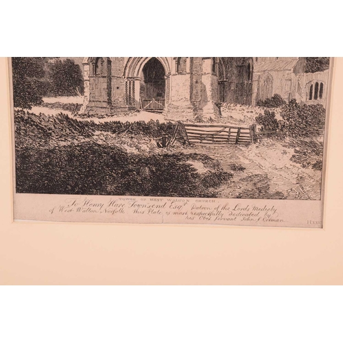 14 - John Sell Cotman (1782 - 1842), a collection of eighteen early 19th century large etchings, comprisi... 