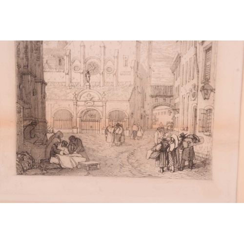 14 - John Sell Cotman (1782 - 1842), a collection of eighteen early 19th century large etchings, comprisi... 