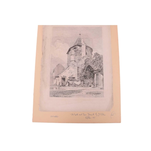 14 - John Sell Cotman (1782 - 1842), a collection of eighteen early 19th century large etchings, comprisi... 