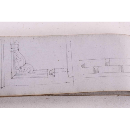 148 - Frederick Graeme Cotman FRIEA (1878-1930), 'Design for a Fountain', watercolour and pencil, 25cm x 3... 