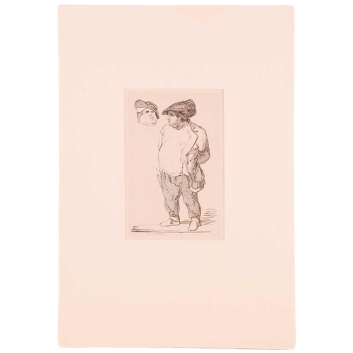 15 - John Sell Cotman (1782 - 1842), five etchings, 'Fecamp', 20.5cm x 27.7cm , Popham 349; 'An Eastern s... 