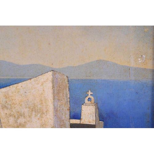 155 - † Kenneth Cotman (1904-1994), 'The Island of Rhodes', 'Greek Church', 'Santorini', 'Castle in Spain'... 