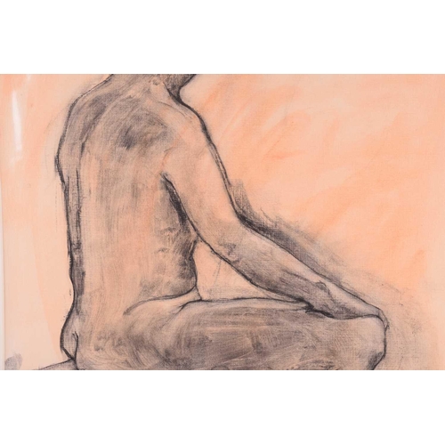 162 - Susan Wiltshire, nee Cotman (1928-2022), 'Reclining Male Nude', 'Rear View of a Seated Male Nude', a... 