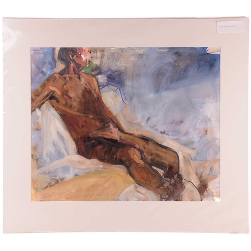 162 - Susan Wiltshire, nee Cotman (1928-2022), 'Reclining Male Nude', 'Rear View of a Seated Male Nude', a... 