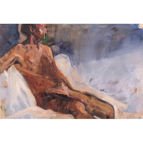 162 - Susan Wiltshire, nee Cotman (1928-2022), 'Reclining Male Nude', 'Rear View of a Seated Male Nude', a... 