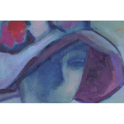 164 - Susan Wiltshire, nee Cotman (1928-2022), 'The Purple Hat', oil on paper, and female study, oil on pa... 