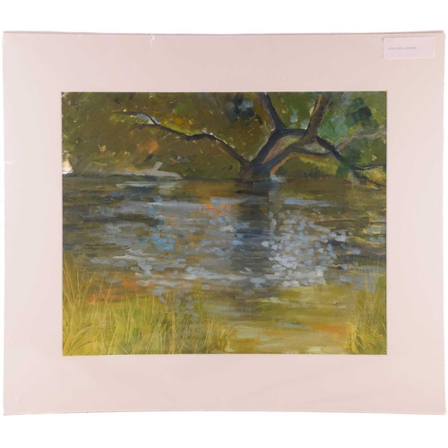 167 - Susan Wiltshire, nee Cotman (1928-2022), 'River Avon - Harnham', 'Stapleford Meadows - Summer' and u... 