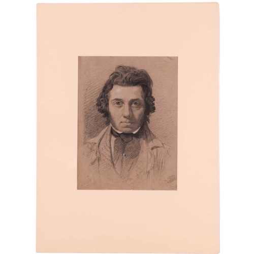 172 - Joseph Geldart (1808-1882), 'Portrait of Miles Edmund Cotman', charcoal, reproduced in Illustrated L... 