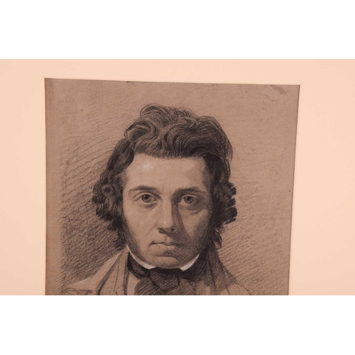 172 - Joseph Geldart (1808-1882), 'Portrait of Miles Edmund Cotman', charcoal, reproduced in Illustrated L... 