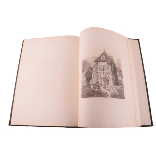 18 - Cotman's Etchings Volumes I and II, published by Henry G Bohn 1838, to include 'Architectual Antiqui... 