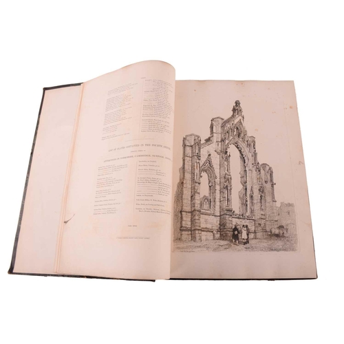 18 - Cotman's Etchings Volumes I and II, published by Henry G Bohn 1838, to include 'Architectual Antiqui... 