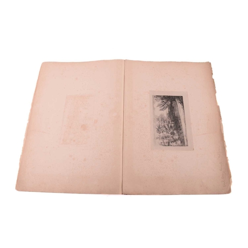 185 - Cecilia Lucy Brightwell (1811 - 1875), a collection of loose and bound etchings, to include a folio ... 