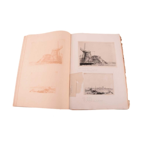 185 - Cecilia Lucy Brightwell (1811 - 1875), a collection of loose and bound etchings, to include a folio ... 