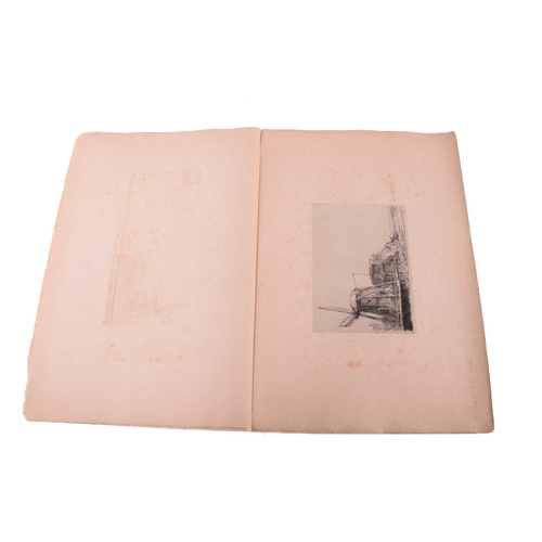 185 - Cecilia Lucy Brightwell (1811 - 1875), a collection of loose and bound etchings, to include a folio ... 