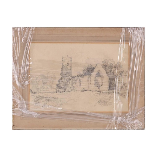 188 - John Sell Cotman (1782 - 1842), 'Whitlingham Church', signed, titled and numbered 103, pencil sketch... 