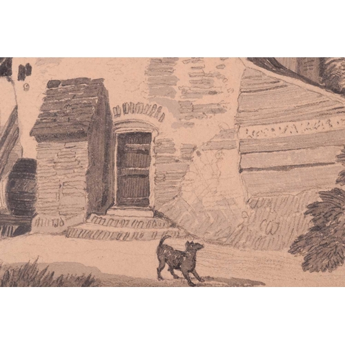 19 - After John Sell Cotman (1782 - 1842), 'Rural Cottage', bearing signature and numbered 654 lower left... 