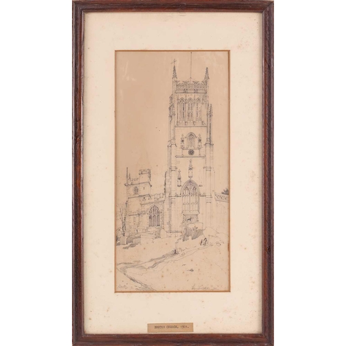 190 - Henry William Cotman (1876-1938), a collection of architectural studies comprising 'The Cathedral, A... 