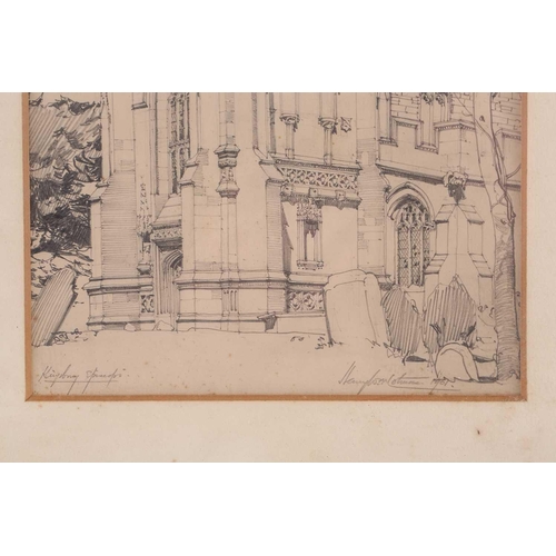 190 - Henry William Cotman (1876-1938), a collection of architectural studies comprising 'The Cathedral, A... 