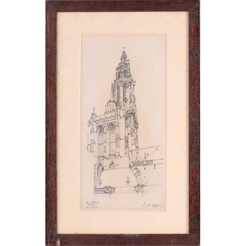 190 - Henry William Cotman (1876-1938), a collection of architectural studies comprising 'The Cathedral, A... 