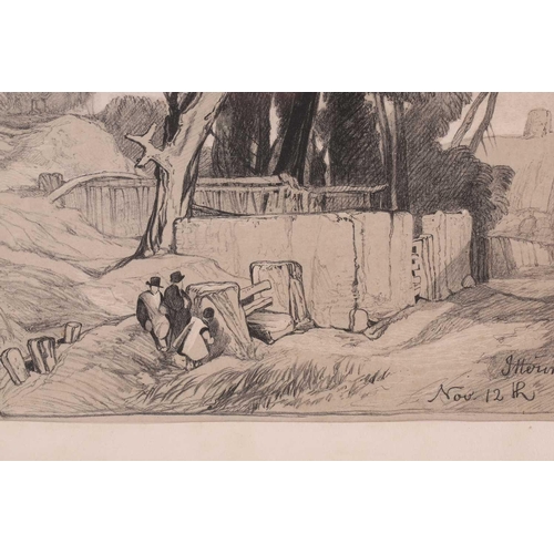 194 - Miles Edmund Cotman (1810 - 1858), 'Itteringham', lithograph, dated in the image Nov 12th, 1841, 39.... 