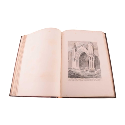 197 - Cotman's Architectural Etchings, Volume I containing first and second series, Volume II containing t... 