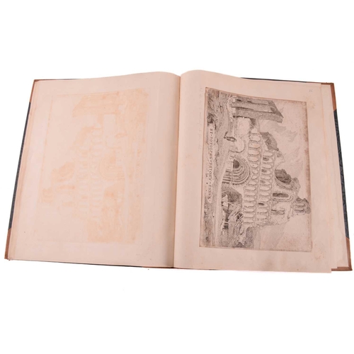 202 - John Sell Cotman Etchings, 1811 edition with descriptive index, later half calf bound & 'Cotman's Li... 