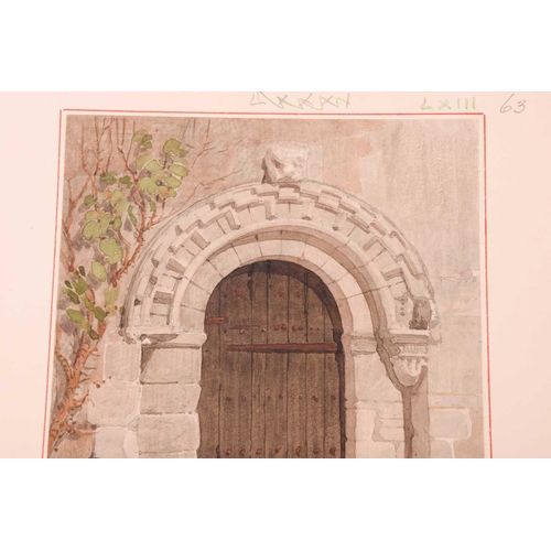 23 - Miles Edmund Cotman (1810 - 1858), 'Framlingham Earl Church', signed and dated 1840, watercolour, in... 