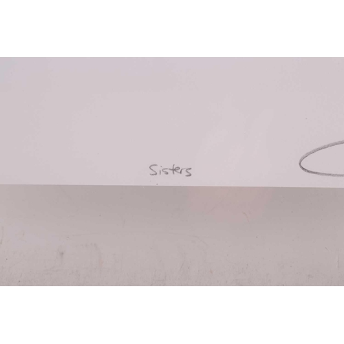 286 - † Contemporary, 'Sisters', titled, initialled G.O. and numbered 10/250 verso, printed photograph on ... 