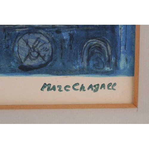 292 - † After Marc Chagall (1887 - 1985), The Monsters of Notre Dame, stamped signature, numbered 21/200 i... 