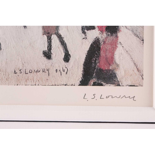 295 - † Laurence Stephen Lowry RA (1887-1976) British, 'Mrs Swindell's Picture', limited edition print, si... 