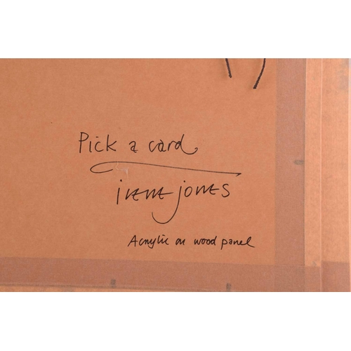 298 - † Irene Jones (Contemporary English), 'Tender Heart' and 'Pick a Card' - a pair, signed, inscribed v... 