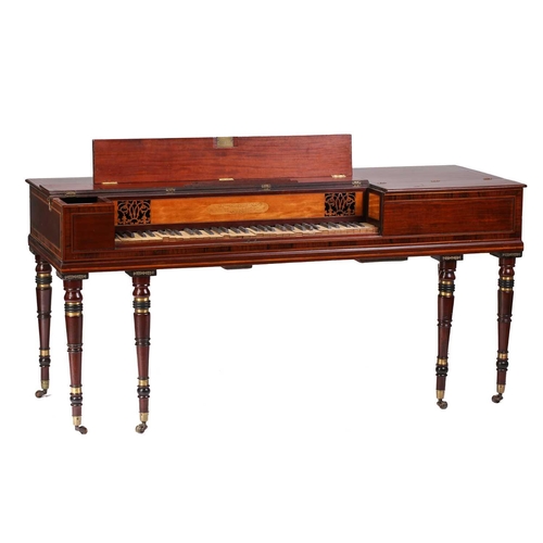 341 - John Broadwood, London; a George III mahogany 