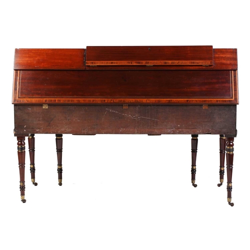 341 - John Broadwood, London; a George III mahogany 