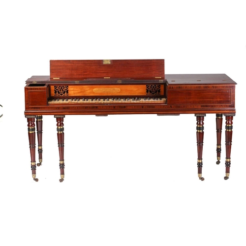 341 - John Broadwood, London; a George III mahogany 