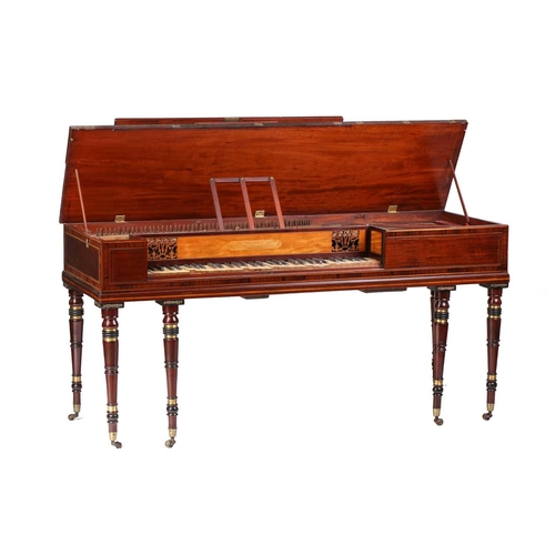 341 - John Broadwood, London; a George III mahogany 