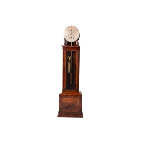 373 - William Macready of Ryde (Isle of Wight); a Victorian mahogany longcase regulator, with a silvered c... 