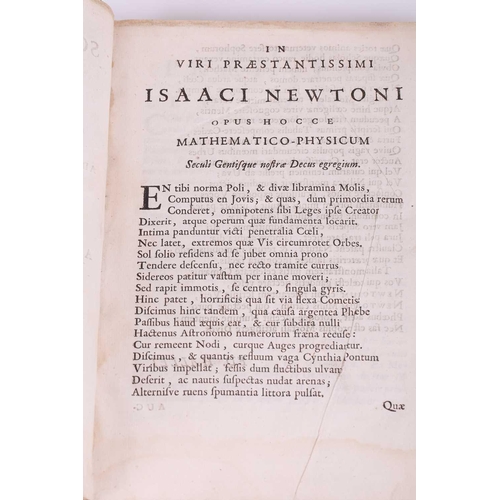 425 - Mathematics: Newton (Sir Isaac), 'Philosophiae Naturalis Principia Mathematica', 1723 (2nd edition),... 