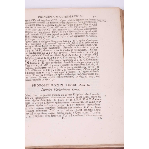 425 - Mathematics: Newton (Sir Isaac), 'Philosophiae Naturalis Principia Mathematica', 1723 (2nd edition),... 