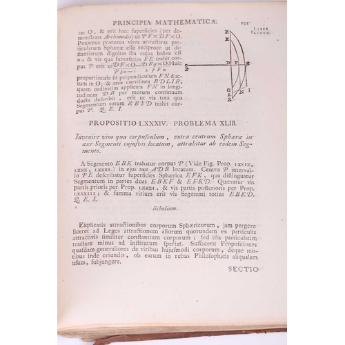 425 - Mathematics: Newton (Sir Isaac), 'Philosophiae Naturalis Principia Mathematica', 1723 (2nd edition),... 