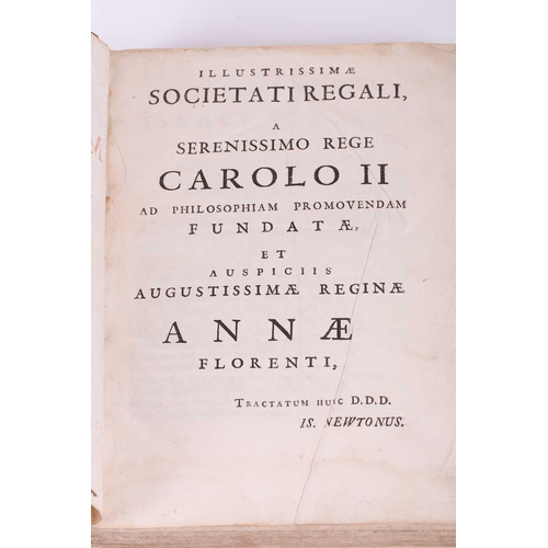 425 - Mathematics: Newton (Sir Isaac), 'Philosophiae Naturalis Principia Mathematica', 1723 (2nd edition),... 