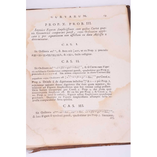 425 - Mathematics: Newton (Sir Isaac), 'Philosophiae Naturalis Principia Mathematica', 1723 (2nd edition),... 