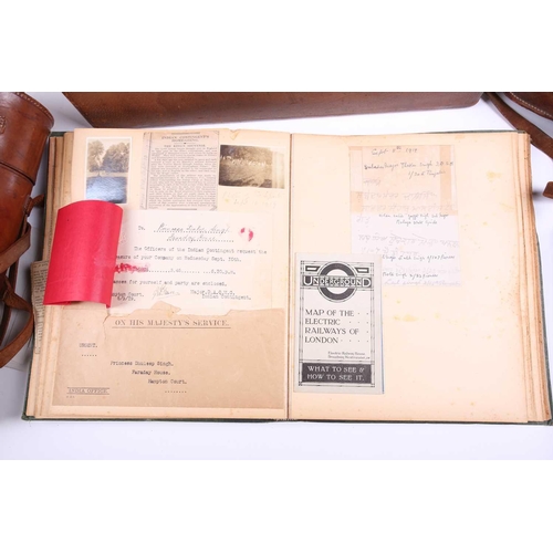 426 - Sophia Duleep Singh, an album of handwritten letters, photographs and ephemera, primarily relating t... 