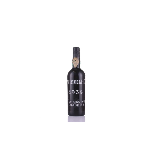 438 - A bottle of Dow's 1970 Vintage Port, together with a 1954 bottle of Madeira, Leacock & Co, both in w... 